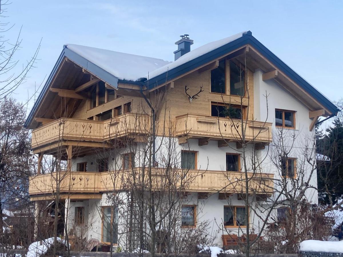 Апартаменты Bee Happy Haus Burboeck Флахау Экстерьер фото